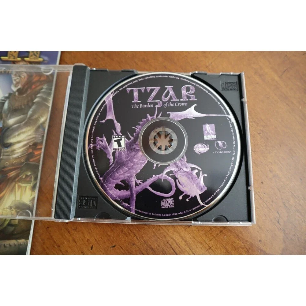 TZAR The Burden of the Crown 1999 PC Big Box Game 1999 Talonsoft